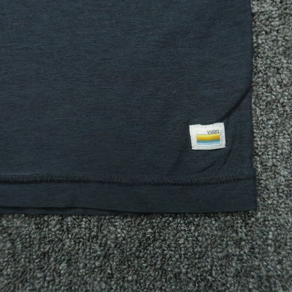 Vuori Shirt Mens Extra Large Blue Strato Tech Short Sleeve Lightweight - Picture 3 of 7